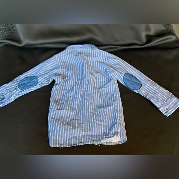 3T Build a Bundle City Ink Long Sleeve Button Down Shirt Elbow Patches EPC - Picture 3 of 4